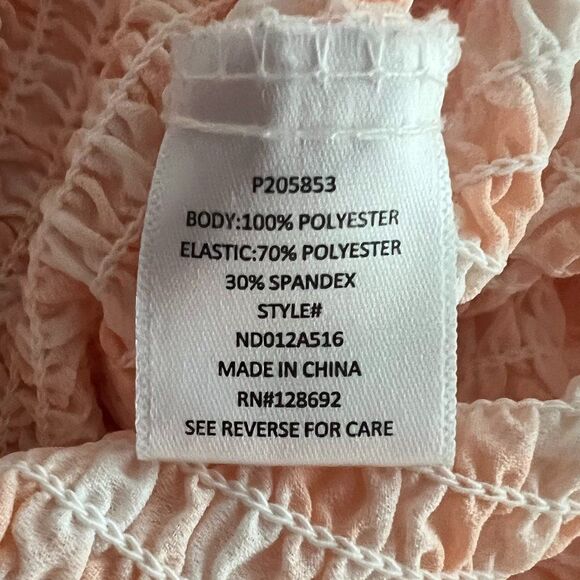 Madden NYC Gingham Smocked Dress Size L - Picture 5 of 6